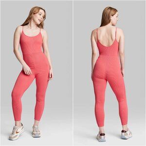 Small - Womens Seamless Fabric Bodysuit - Wild Fable - Magenta